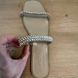 Badgley Mischka Thina size 9.5 worn once!